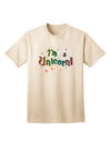 Express Your Unique Self: I'm a Unicorn Text Adult T-Shirt Collection-Mens T-shirts-TooLoud-Natural-Small-Davson Sales