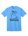 Express Your Unique Style: I'm a Unicorn Adult T-Shirt Collection-Mens T-shirts-TooLoud-Aquatic-Blue-Small-Davson Sales