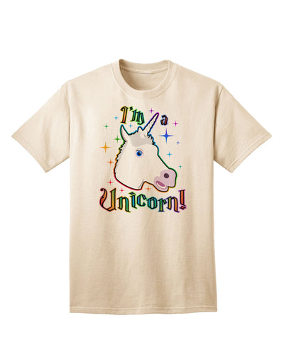 Express Your Unique Style: I'm a Unicorn Adult T-Shirt Collection-Mens T-shirts-TooLoud-Natural-Small-Davson Sales