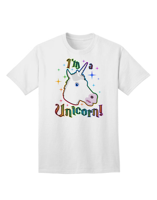 Express Your Unique Style: I'm a Unicorn Adult T-Shirt Collection-Mens T-shirts-TooLoud-White-Small-Davson Sales
