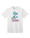 Exquisite Coordinated Attire: Son of a Queen - Adult T-Shirt with Matching Mom and Son Design, Crafted by TooLoud-Mens T-shirts-TooLoud-White-Small-Davson Sales