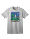 Exquisite Extraterrestrial Encounter: UFO-themed Adult T-Shirt by TooLoud-Mens T-shirts-TooLoud-AshGray-Small-Davson Sales