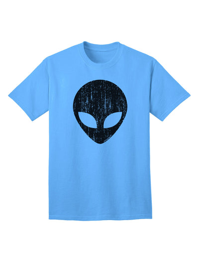 Exquisite Extraterrestrial Face - Alien Distressed Adult T-Shirt by TooLoud-Mens T-shirts-TooLoud-Aquatic-Blue-Small-Davson Sales