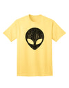 Exquisite Extraterrestrial Face - Alien Distressed Adult T-Shirt by TooLoud-Mens T-shirts-TooLoud-Yellow-Small-Davson Sales