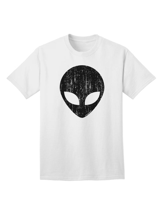 Exquisite Extraterrestrial Face - Alien Distressed Adult T-Shirt by TooLoud-Mens T-shirts-TooLoud-White-Small-Davson Sales