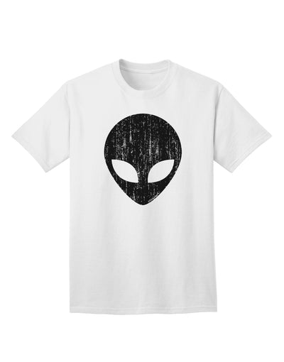 Exquisite Extraterrestrial Face - Alien Distressed Adult T-Shirt by TooLoud-Mens T-shirts-TooLoud-White-Small-Davson Sales