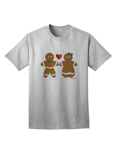 Exquisite Gingerbread Man and Gingerbread Woman Couple Adult T-Shirt Collection by TooLoud-Mens T-shirts-TooLoud-AshGray-Small-Davson Sales