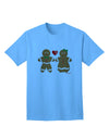 Exquisite Gingerbread Man and Gingerbread Woman Couple Adult T-Shirt Collection by TooLoud-Mens T-shirts-TooLoud-White-Small-Davson Sales