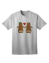 Exquisite Gingerbread Woman Couple Adult T-Shirt - A Captivating Addition to Your Wardrobe, Crafted by TooLoud-Mens T-shirts-TooLoud-AshGray-Small-Davson Sales