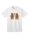 Exquisite Gingerbread Woman Couple Adult T-Shirt - A Captivating Addition to Your Wardrobe, Crafted by TooLoud-Mens T-shirts-TooLoud-White-Small-Davson Sales