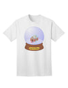 Exquisite Little Gingerbread House Snow Globe Adult T-Shirt - A Captivating Addition to Your Wardrobe, Crafted by TooLoud-Mens T-shirts-TooLoud-White-Small-Davson Sales