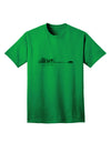 Exquisite Nature's Harmony Guitar Adult T-Shirt - A Captivating Addition to Your Wardrobe, Crafted by TooLoud-Mens T-shirts-TooLoud-Kelly-Green-Small-Davson Sales