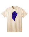 Exquisite Single Left Dark Angel Wing Design - Couples Adult T-Shirt