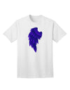 Exquisite Single Left Dark Angel Wing Design - Couples Adult T-Shirt-Mens T-shirts-TooLoud-White-Small-Davson Sales