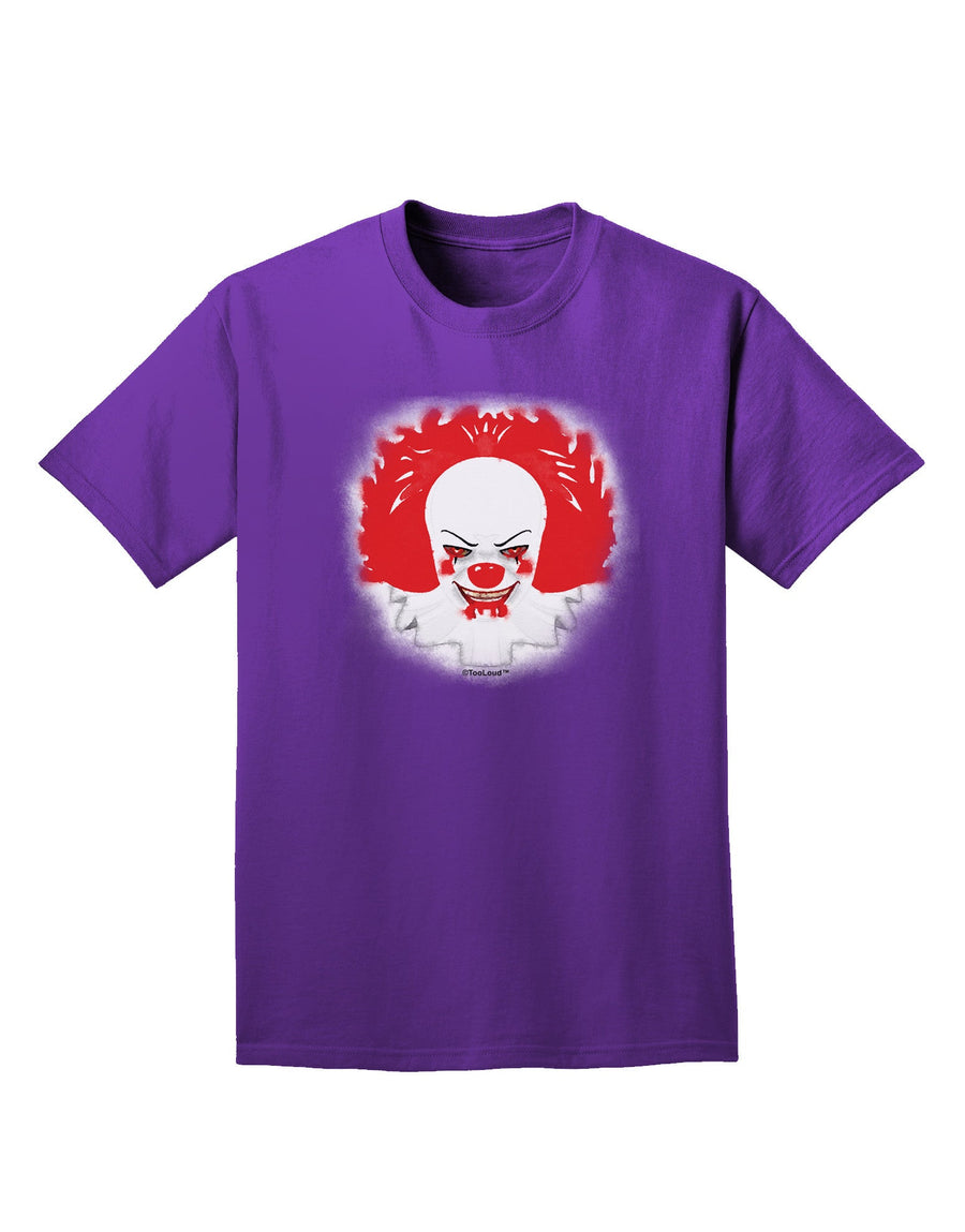 Extra Scary Clown Watercolor Adult Dark T-Shirt-Mens T-Shirt-TooLoud-Black-Small-Davson Sales