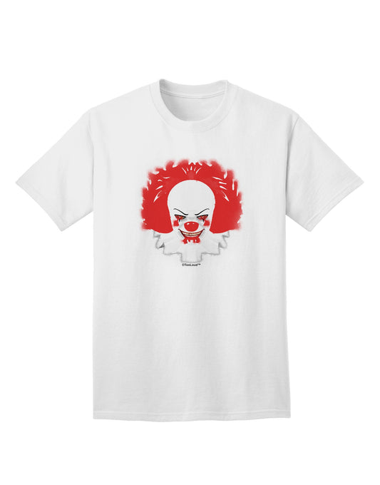 Extra Scary Clown Watercolor Adult T-Shirt-Mens T-Shirt-TooLoud-White-Small-Davson Sales