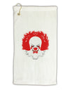 Extra Scary Clown Watercolor Micro Terry Gromet Golf Towel 11&#x22;x19-Golf Towel-TooLoud-White-Davson Sales