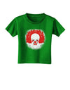 Extra Scary Clown Watercolor Toddler T-Shirt Dark-Toddler T-Shirt-TooLoud-Clover-Green-2T-Davson Sales