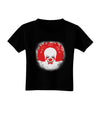 Extra Scary Clown Watercolor Toddler T-Shirt Dark-Toddler T-Shirt-TooLoud-Black-2T-Davson Sales