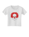 Extra Scary Clown Watercolor Toddler T-Shirt-Toddler T-Shirt-TooLoud-White-2T-Davson Sales