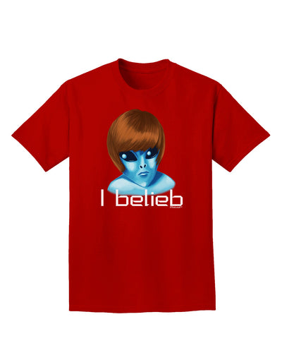 Extraterrestial - I Belieb Adult Dark T-Shirt by TooLoud-Mens T-Shirt-TooLoud-Red-Small-Davson Sales