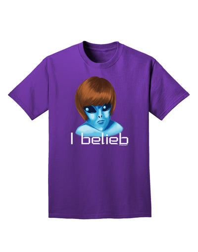 Extraterrestial - I Belieb Adult Dark T-Shirt by TooLoud-Mens T-Shirt-TooLoud-Purple-Small-Davson Sales