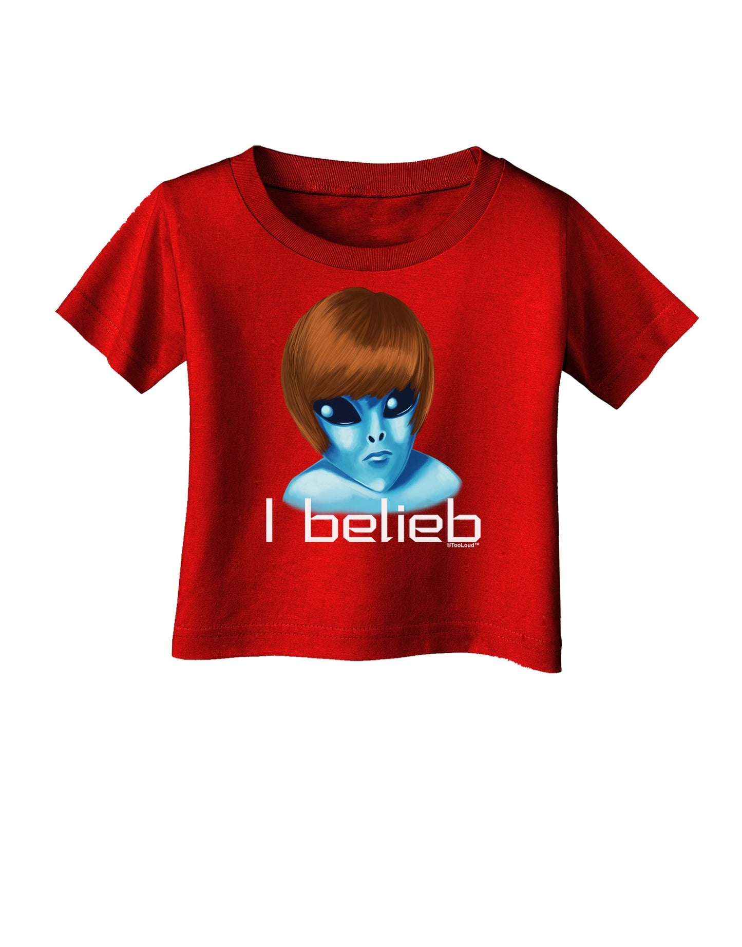 Extraterrestial - I Belieb Infant T-Shirt Dark by TooLoud-Infant T-Shirt-TooLoud-Red-06-Months-Davson Sales