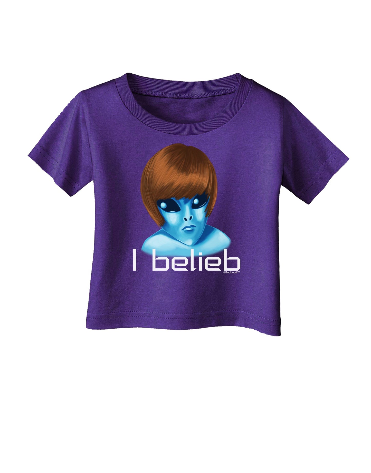 Extraterrestial - I Belieb Infant T-Shirt Dark by TooLoud-Infant T-Shirt-TooLoud-Purple-06-Months-Davson Sales