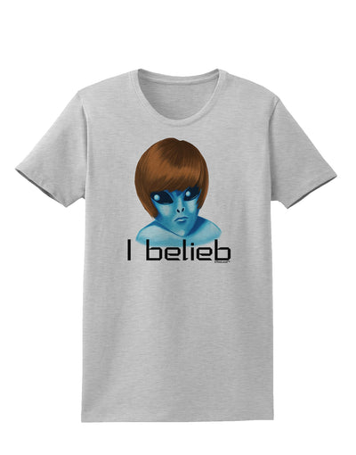 Extraterrestial - I Belieb Womens T-Shirt by TooLoud-Womens T-Shirt-TooLoud-AshGray-X-Small-Davson Sales