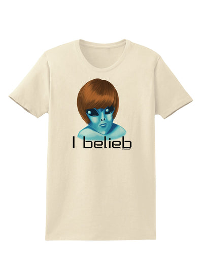 Extraterrestial - I Belieb Womens T-Shirt by TooLoud-Womens T-Shirt-TooLoud-Natural-X-Small-Davson Sales