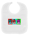 Extraterrestial Pop-art #1 Baby Bib by TooLoud