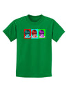 Extraterrestial Pop-art #1 Childrens Dark T-Shirt by TooLoud-Childrens T-Shirt-TooLoud-Kelly-Green-X-Small-Davson Sales