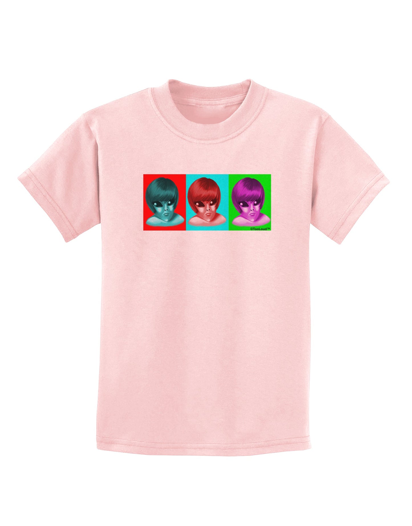 Extraterrestial Pop-art #1 Childrens T-Shirt by TooLoud-Childrens T-Shirt-TooLoud-PalePink-X-Small-Davson Sales