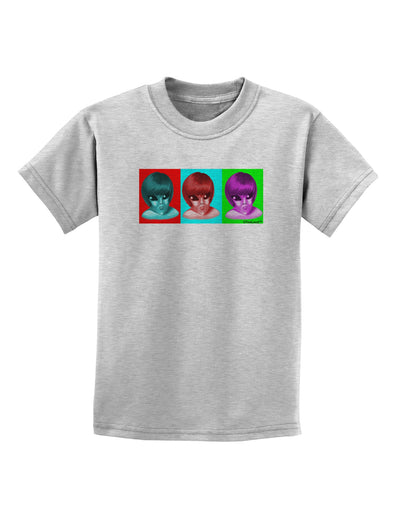 Extraterrestial Pop-art #1 Childrens T-Shirt by TooLoud-Childrens T-Shirt-TooLoud-AshGray-X-Small-Davson Sales