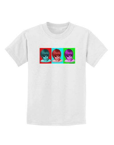 Extraterrestial Pop-art #1 Childrens T-Shirt by TooLoud-Childrens T-Shirt-TooLoud-White-X-Small-Davson Sales