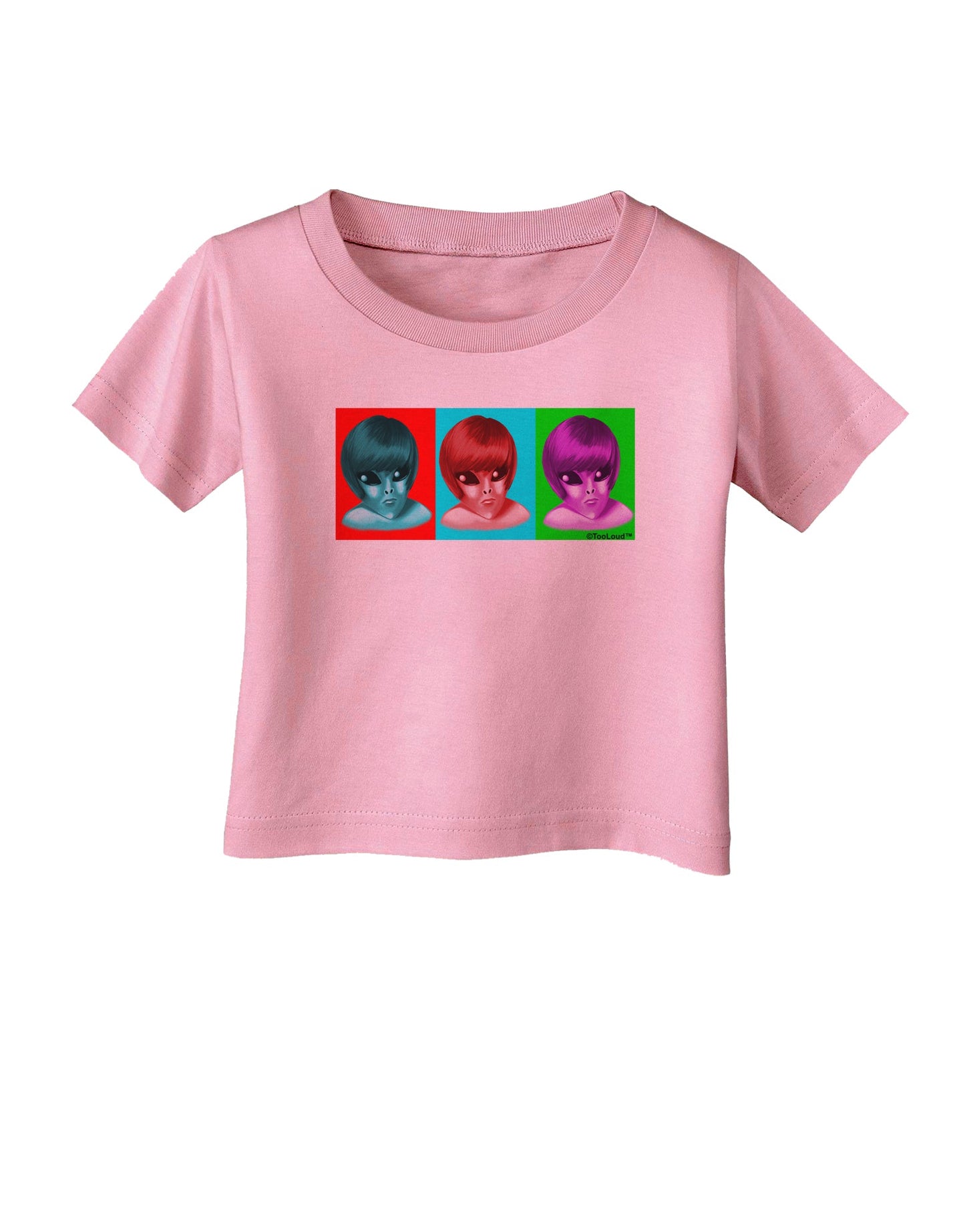 Extraterrestial Pop-art #1 Infant T-Shirt by TooLoud-Infant T-Shirt-TooLoud-Candy-Pink-06-Months-Davson Sales