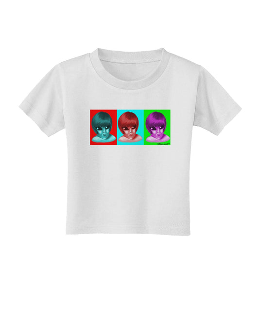 Extraterrestial Pop-art #1 Toddler T-Shirt by TooLoud-Toddler T-Shirt-TooLoud-White-2T-Davson Sales