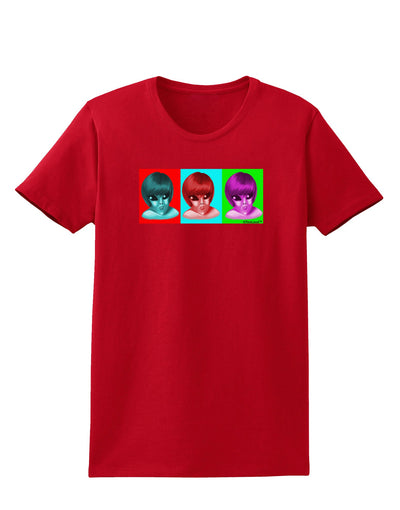 Extraterrestial Pop-art #1 Womens Dark T-Shirt by TooLoud-Womens T-Shirt-TooLoud-Red-X-Small-Davson Sales