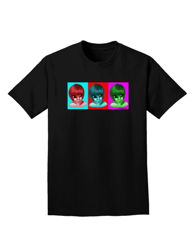 Extraterrestial Pop-art #2 Adult Dark T-Shirt by TooLoud-Mens T-Shirt-TooLoud-Black-Small-Davson Sales