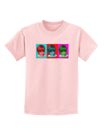 Extraterrestial Pop-art #2 Childrens T-Shirt by TooLoud-Childrens T-Shirt-TooLoud-PalePink-X-Small-Davson Sales