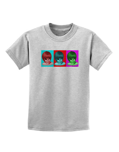 Extraterrestial Pop-art #2 Childrens T-Shirt by TooLoud-Childrens T-Shirt-TooLoud-AshGray-X-Small-Davson Sales