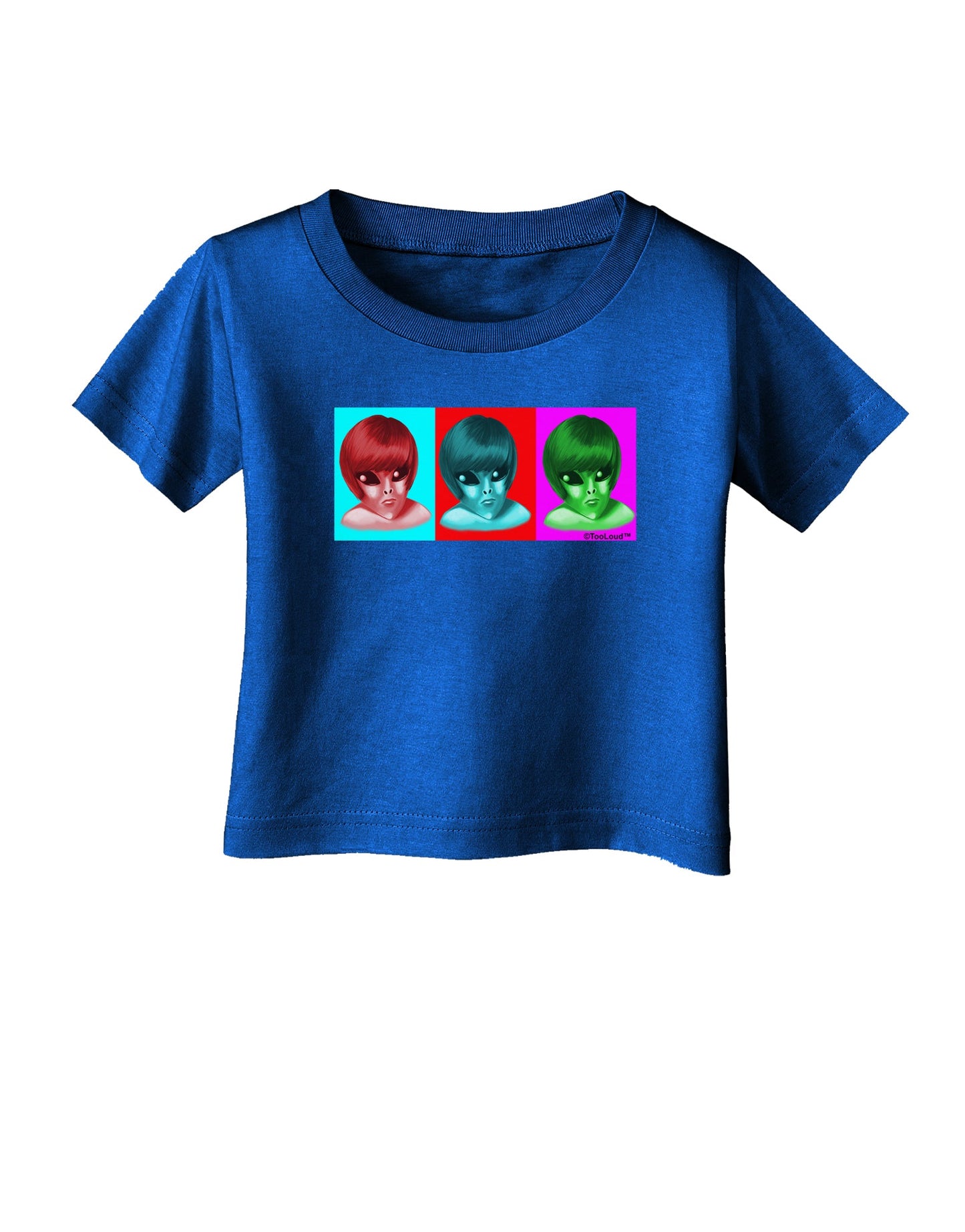 Extraterrestial Pop-art #2 Infant T-Shirt Dark by TooLoud-Infant T-Shirt-TooLoud-Royal-Blue-06-Months-Davson Sales