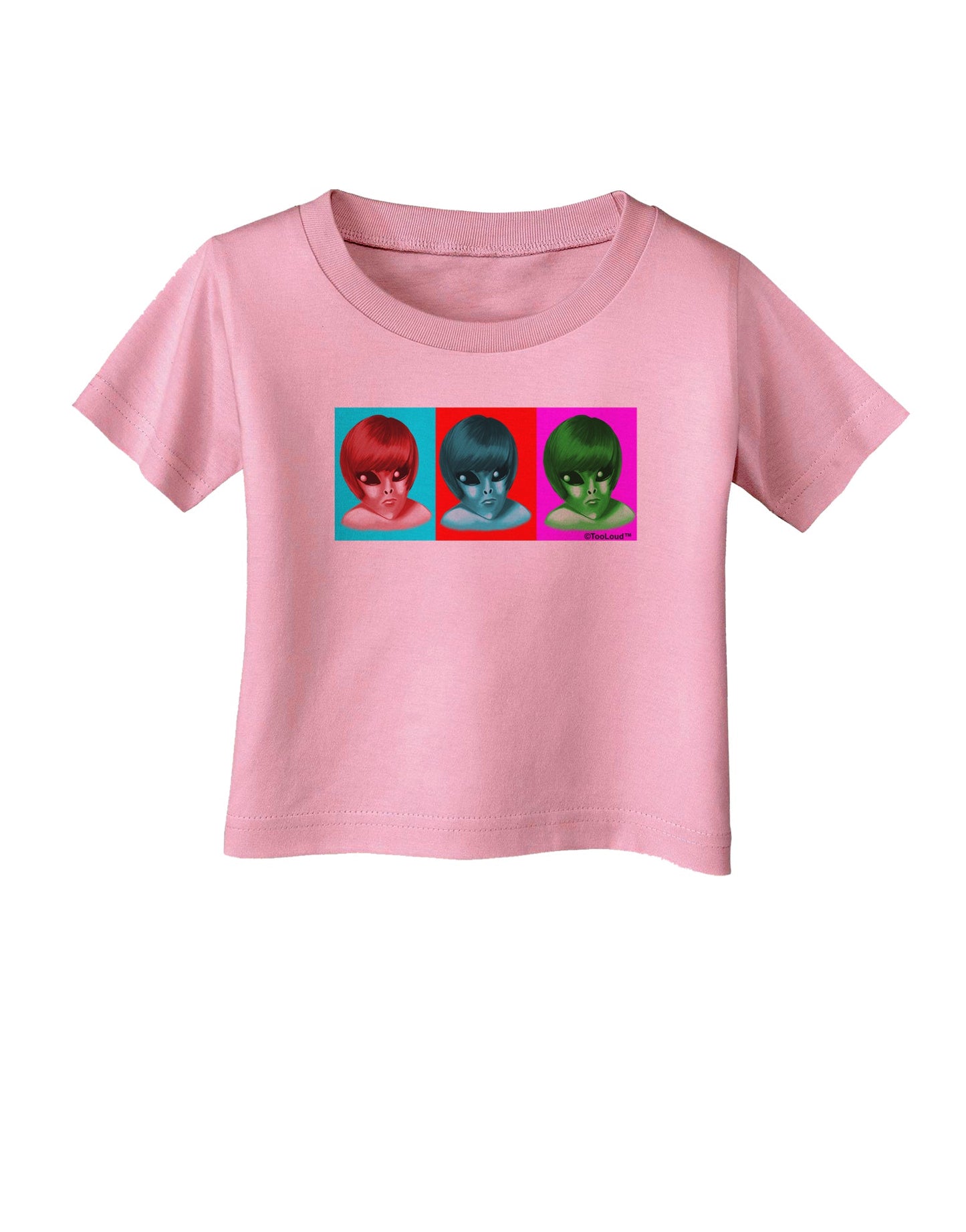 Extraterrestial Pop-art #2 Infant T-Shirt by TooLoud-Infant T-Shirt-TooLoud-Candy-Pink-06-Months-Davson Sales