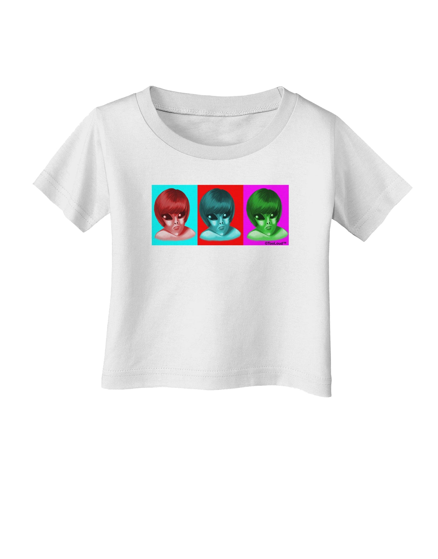Extraterrestial Pop-art #2 Infant T-Shirt by TooLoud-Infant T-Shirt-TooLoud-White-06-Months-Davson Sales