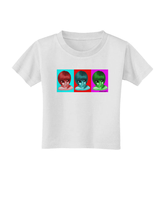 Extraterrestial Pop-art #2 Toddler T-Shirt by TooLoud-Toddler T-Shirt-TooLoud-White-2T-Davson Sales