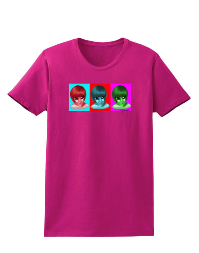 Extraterrestial Pop-art #2 Womens Dark T-Shirt by TooLoud-Womens T-Shirt-TooLoud-Hot-Pink-Small-Davson Sales