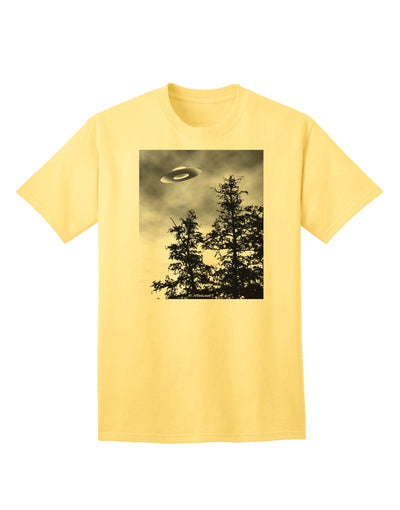 Extraterrestrial Adult T-Shirt: Embrace the Enigma of UFO Sightings with TooLoud-Mens T-shirts-TooLoud-Yellow-Small-Davson Sales