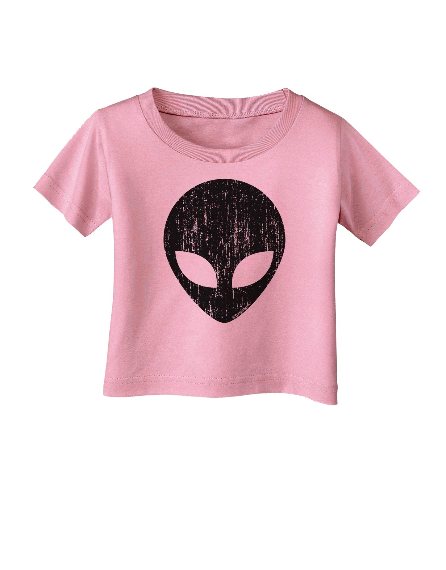 Extraterrestrial Face - Alien Distressed Infant T-Shirt by TooLoud-Infant T-Shirt-TooLoud-Candy-Pink-06-Months-Davson Sales