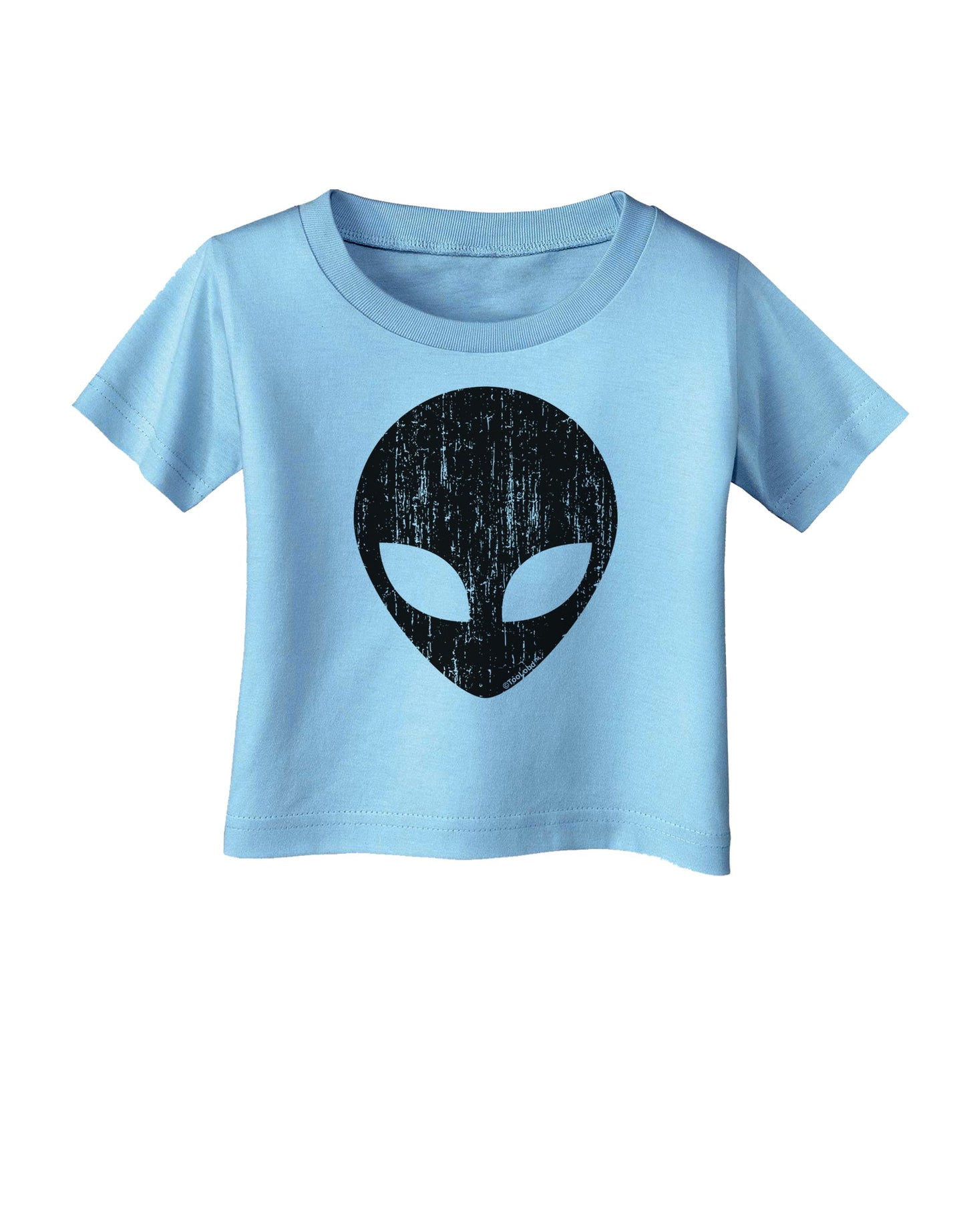 Extraterrestrial Face - Alien Distressed Infant T-Shirt by TooLoud-Infant T-Shirt-TooLoud-Aquatic-Blue-06-Months-Davson Sales