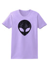 Extraterrestrial Face - Alien Distressed Womens T-Shirt by TooLoud-Womens T-Shirt-TooLoud-Lavender-X-Small-Davson Sales